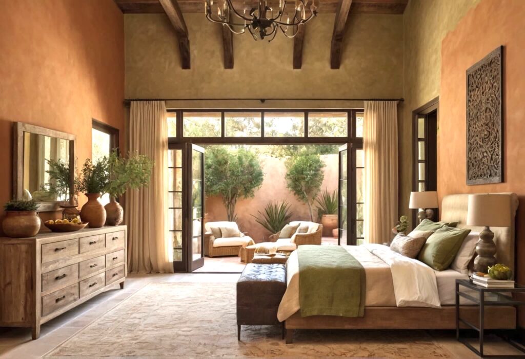 Mediterranean Style Bedroom