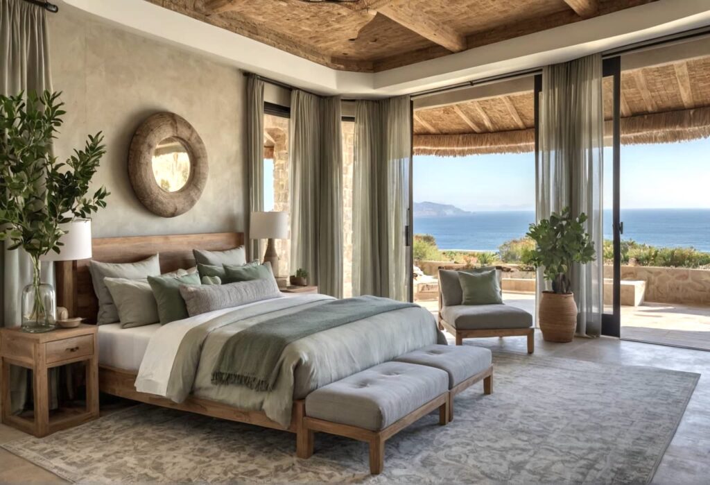 Mediterranean Style Bedroom 