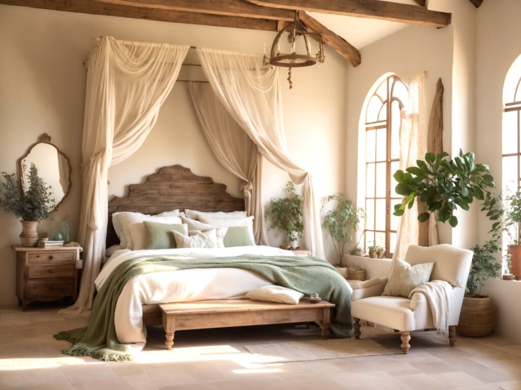 Mediterranean Style Bedroom